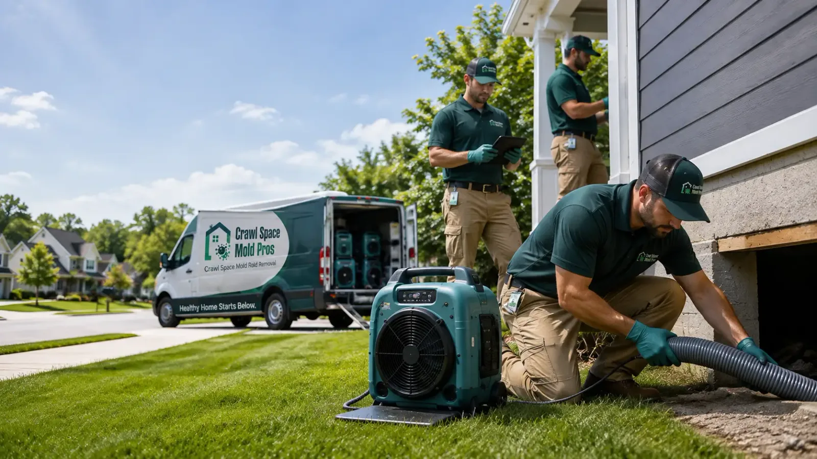 Crawl Space Mold Removal in Samaria, MI